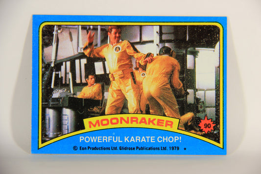 Moonraker James Bond 1979 Trading Card #90 Powerful Karate Chop L013156