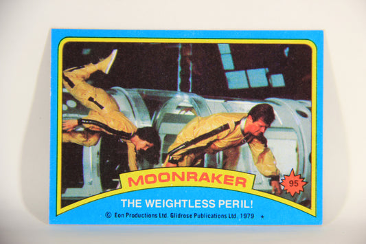 Moonraker James Bond 1979 Trading Card #95 The Weightless Peril L013161