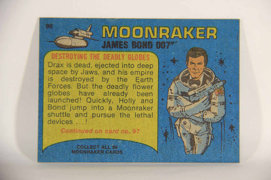 Moonraker James Bond 1979 Trading Card #96 Destroying The Deadly Globes L013162