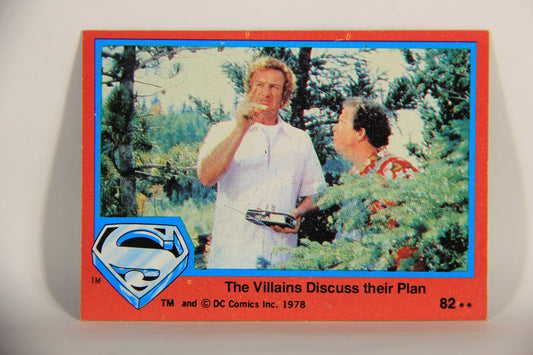 Superman The Movie 1978 Trading Card #82 The Villains Discuss Their Plan L013170