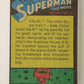 Superman The Movie 1978 Trading Card #84 A Razzled Lois Lane L013172