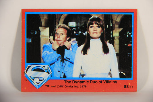 Superman The Movie 1978 Trading Card #88 The Dynamic Duo Of Villainy L013176