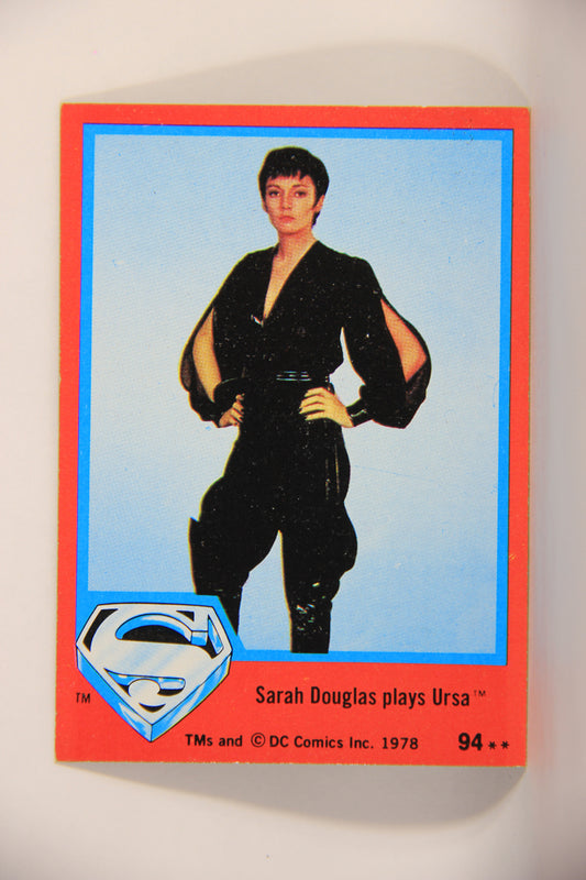 Superman The Movie 1978 Trading Card #94 Sarah Douglas Plays Ursa L013182