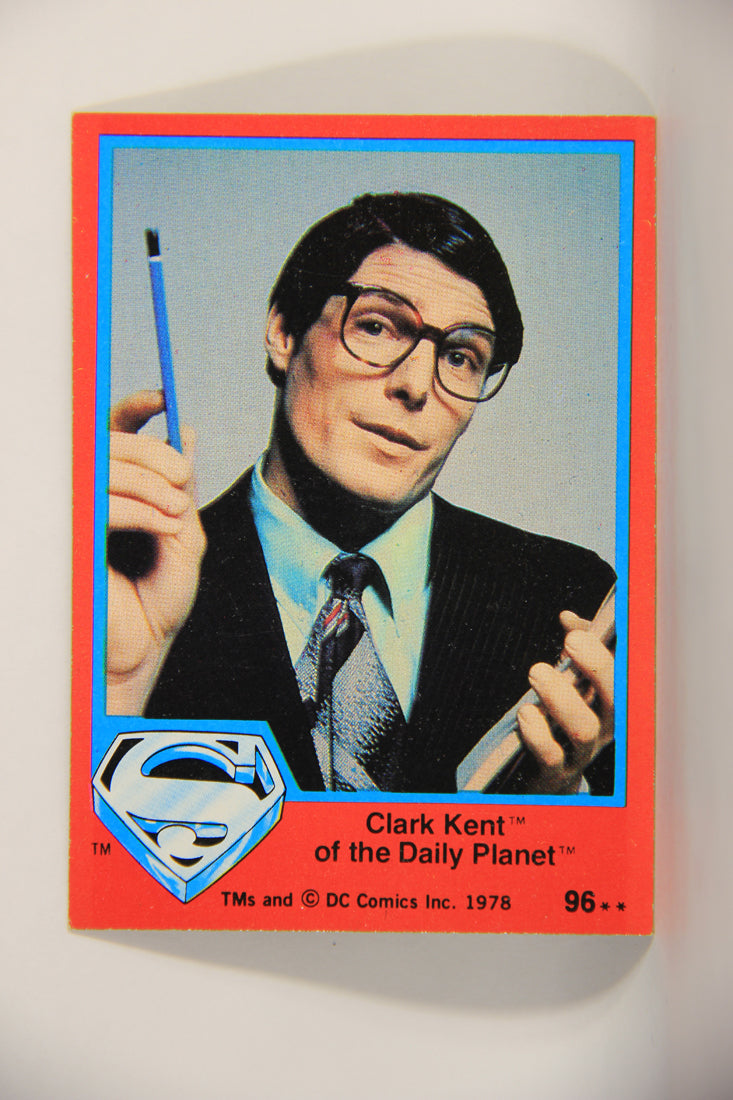 Superman The Movie 1978 Trading Card #96 Clark Kent Of The Daily Planet L013184