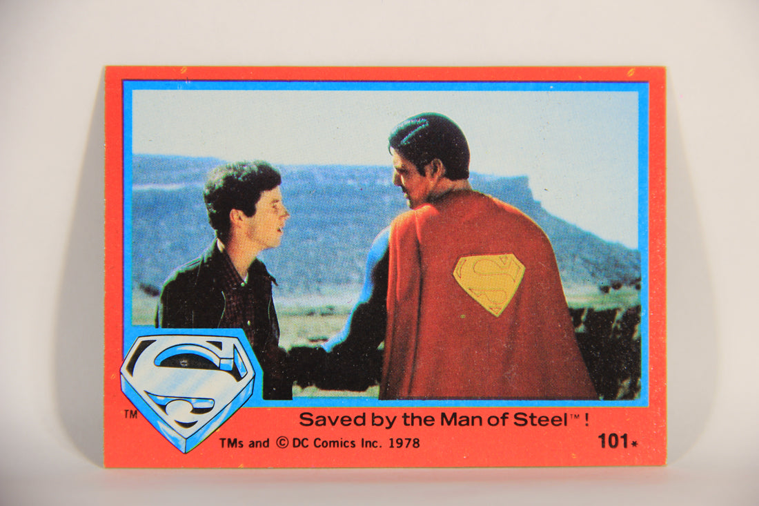 Superman The Movie 1978 Trading Card #101 Saved By The Man Of Steel L013189