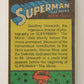 Superman The Movie 1978 Trading Card #101 Saved By The Man Of Steel L013189
