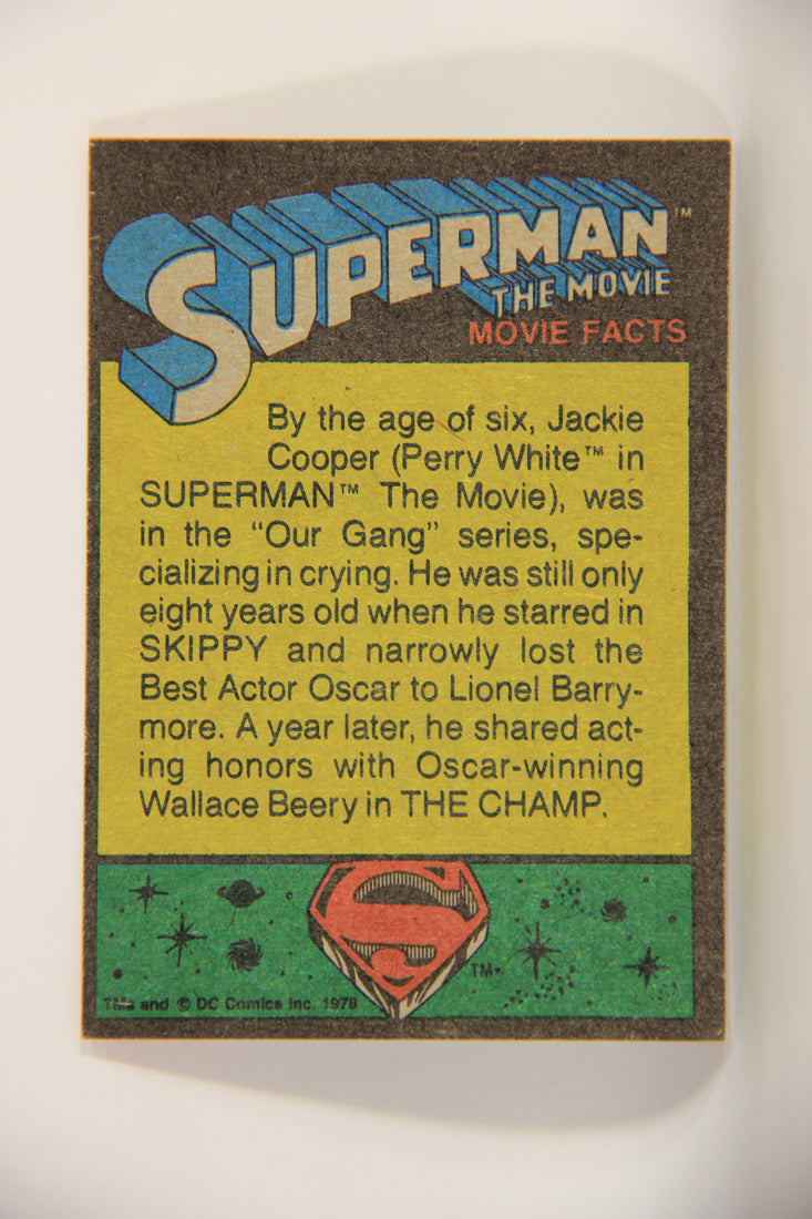 Superman The Movie 1978 Card #107 Superman Visits The Fortress Of Solitude L013195