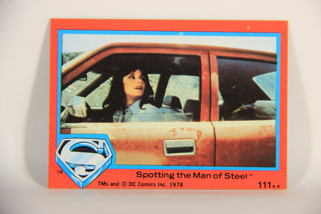 Superman The Movie 1978 Trading Card #111 Spotting The Man Of Steel L013199