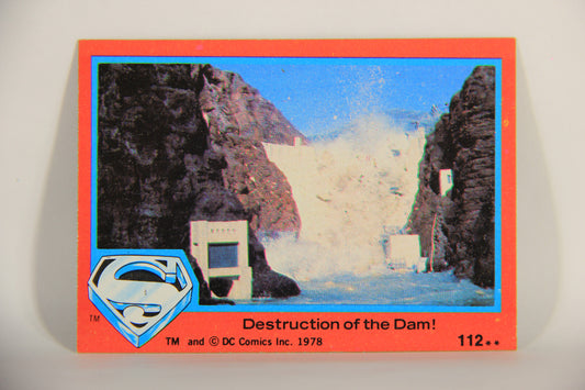 Superman The Movie 1978 Trading Card #112 Destruction Of The Dam L013200