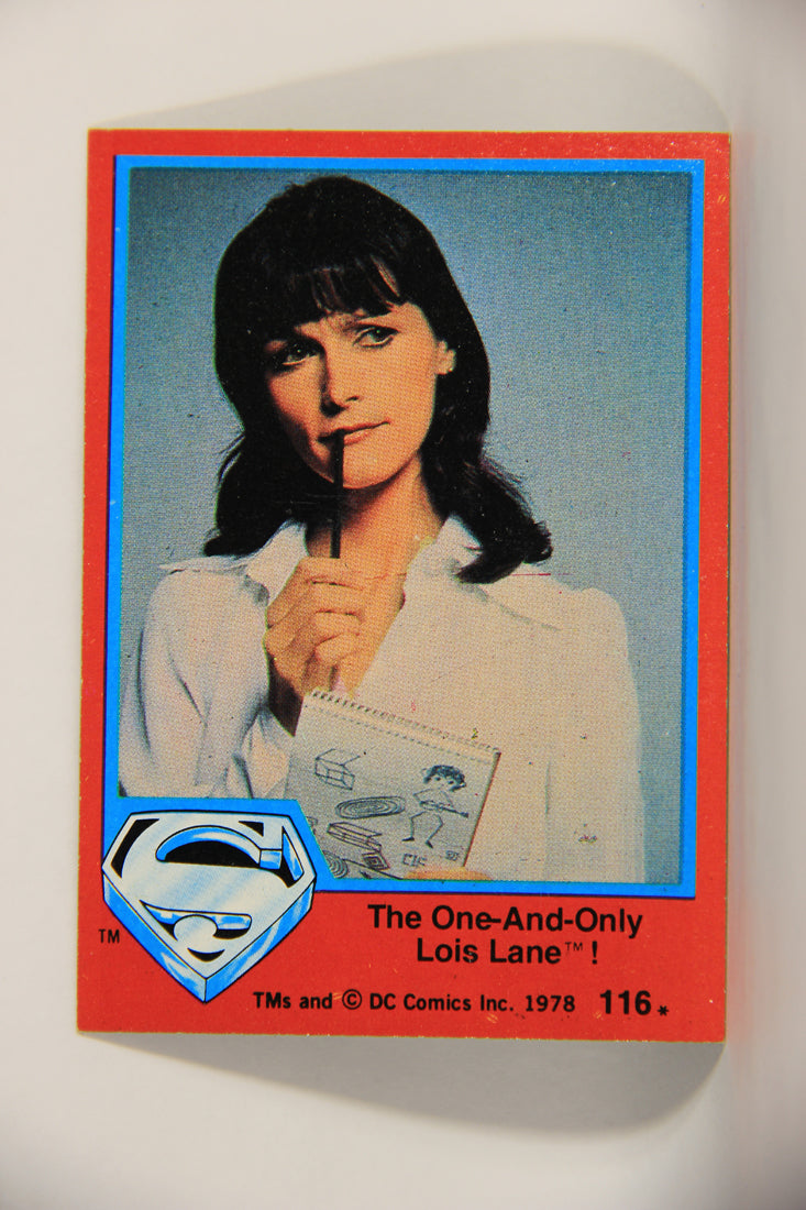 Superman The Movie 1978 Trading Card #116 The One-And-Only Lois Lane L013204