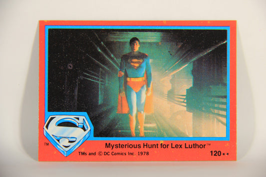 Superman The Movie 1978 Trading Card #120 Mysterious Hunt For Lex Luthor L013208