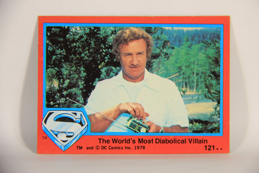 Superman The Movie 1978 Trading Card #121 The World's Most Diabolical Villain L013209