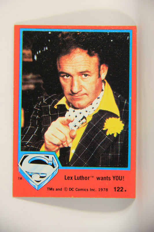 Superman The Movie 1978 Trading Card #122 Lex Luthor Wants YOU L013210