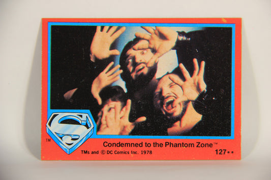 Superman The Movie 1978 Trading Card #127 Condemned To The Phantom Zone L013215