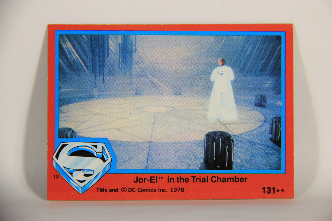 Superman The Movie 1978 Trading Card #131 Jor-El In The Trial Chamber L013219