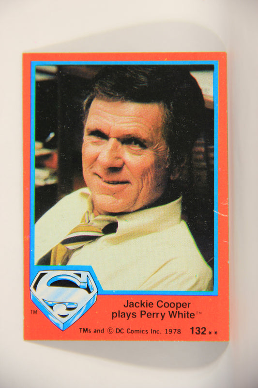 Superman The Movie 1978 Trading Card #132 Jackie Cooper Plays Perry White L013220