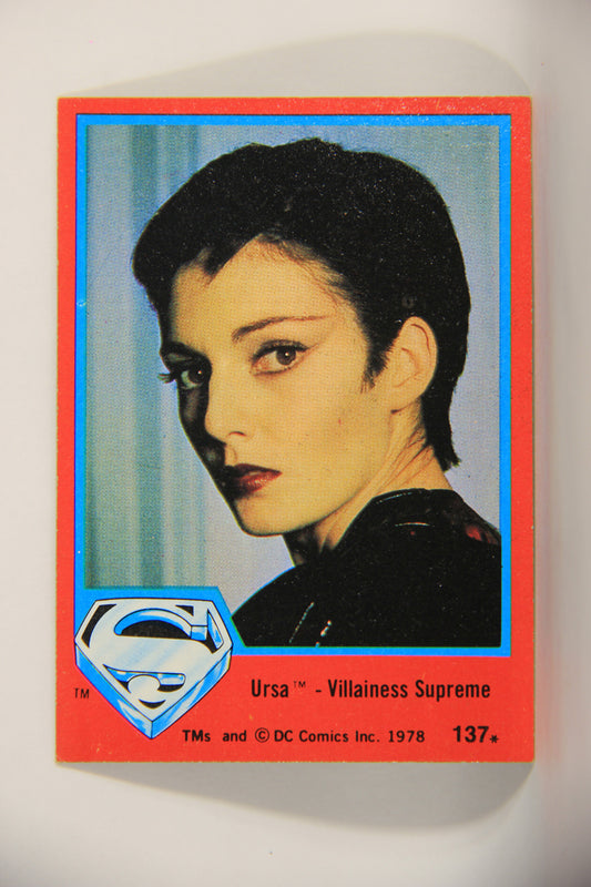 Superman The Movie 1978 Trading Card #137 Ursa Villainess Supreme L013225