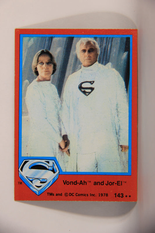 Superman The Movie 1978 Trading Card #143 Vond-Ah And Jor-El L013231