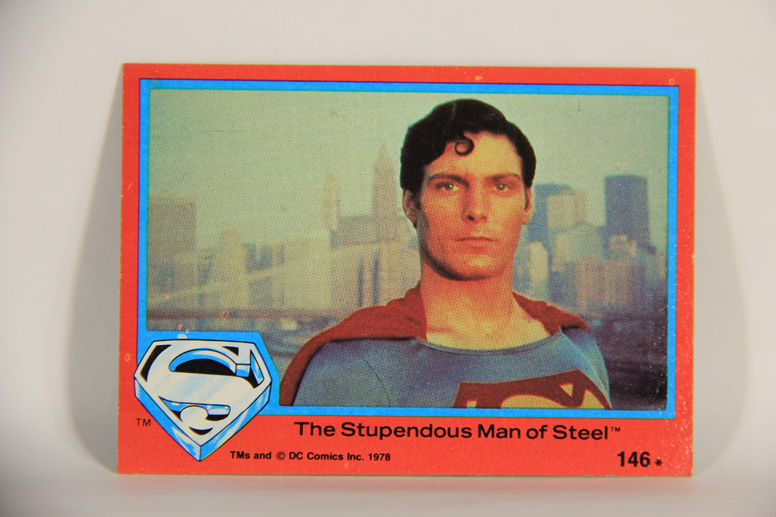 Superman The Movie 1978 Trading Card #146 The Stupendous Man Of Steel L013234