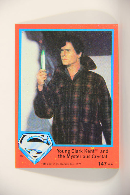 Superman The Movie 1978 Card #147 Young Clark Kent And The Mysterious Crystal L013235