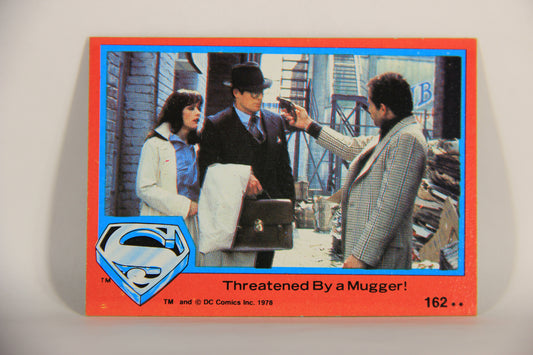 Superman The Movie 1978 Trading Card #162 Threatened By A Mugger L013250