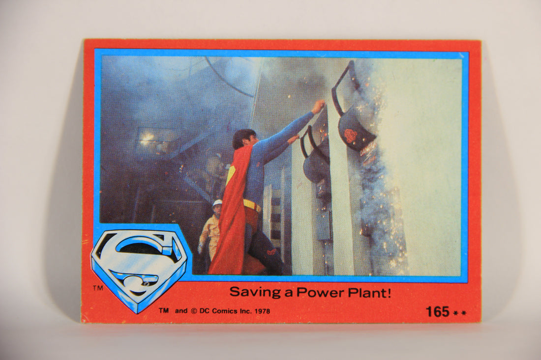 Superman The Movie 1978 Trading Card #165 Saving A Power Plant L013253
