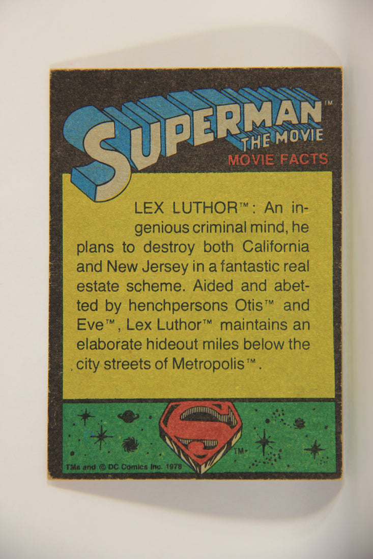 Superman The Movie 1978 Trading Card #165 Saving A Power Plant L013253