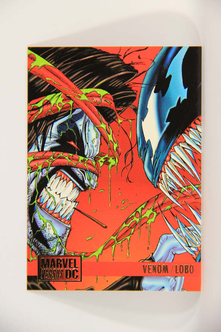 DC Versus Marvel Comics 1995 Trading Card #65 Venom Vs Lobo ENG L013413