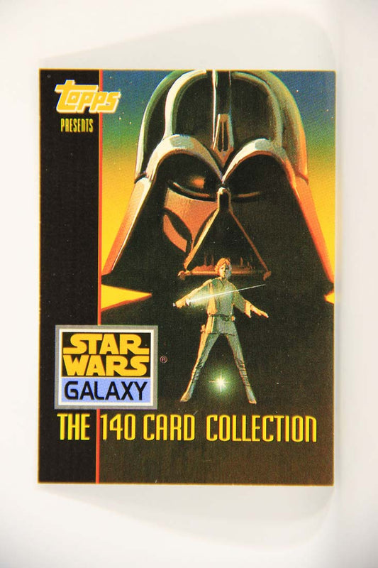 Star Wars Galaxy 1993 Topps Trading Card #1 Galaxy Collections Artwork ENG L013495