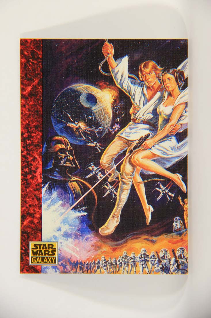 Star Wars Galaxy 1993 Topps Card #53 The Continuing Success Artwork ENG L013506