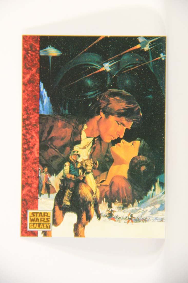 Star Wars Galaxy 1993 Topps Card #68 The Noble Tauntaun Artwork ENG L013509