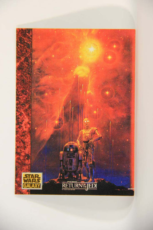 Star Wars Galaxy 1993 Topps Card #74 Heat Seems To Rise Artwork ENG L013510
