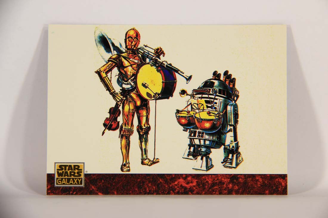 Star Wars Galaxy 1993 Topps Card #78 Star Wars Concert Poster Artwork ENG L013512