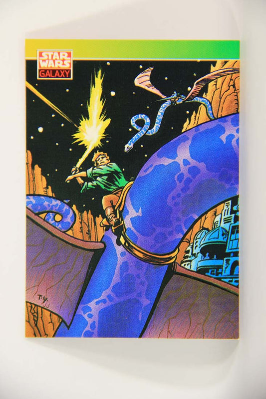 Star Wars Galaxy 1993 Topps Card #138 Thomas Wm. Yeates II Artwork ENG L013527