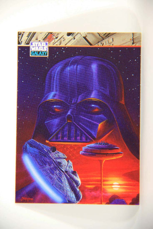 Star Wars Galaxy 1994 Topps Card #158 Darth Vader Cloud City Artwork ENG L013529