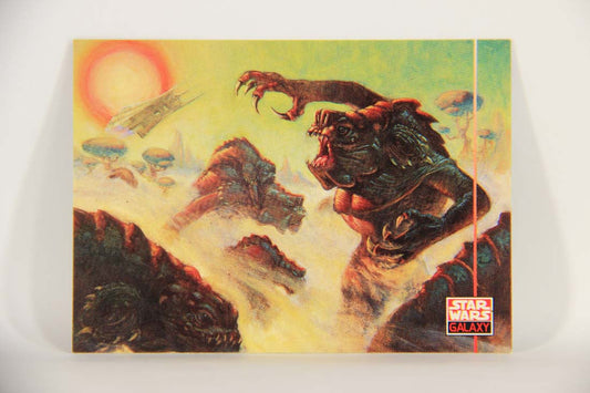 Star Wars Galaxy 1994 Topps Card #214 The Rancors Artwork ENG L013533