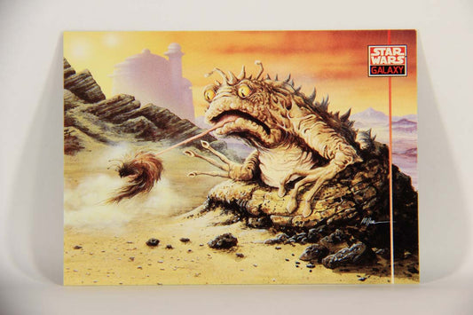Star Wars Galaxy 1994 Topps Card #252 The Worrt Creature Artwork ENG L013537