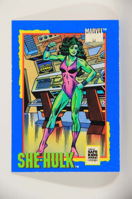Marvel Superheroes Treats She-Hulk 1991 Vintage Impel Trading Card ENG L013833