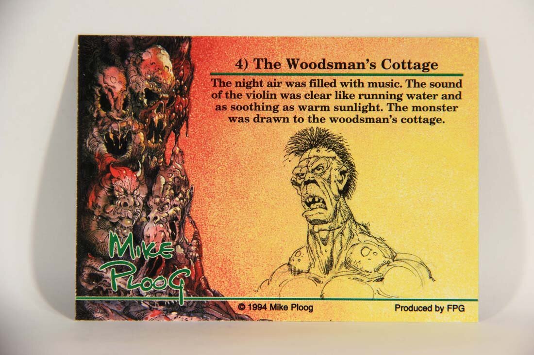 Mike Ploog 1994 Artwork Trading Card #4 The Woodsman's Cottage L014041