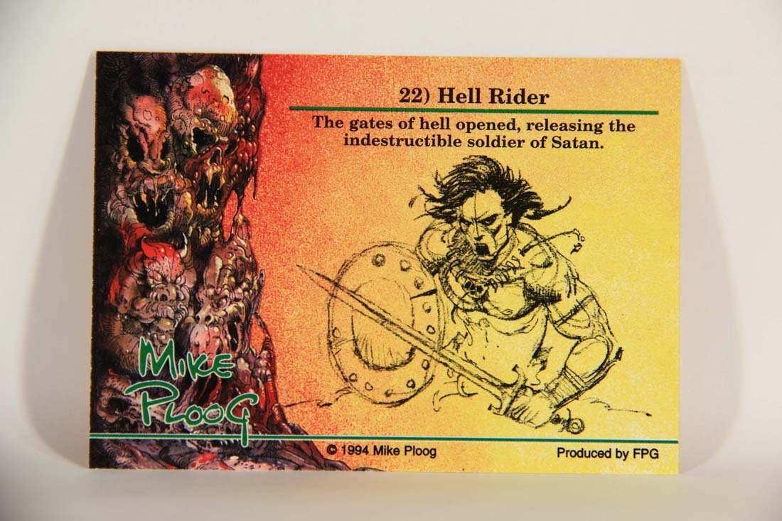 Mike Ploog 1994 Artwork Trading Card #22 Hell Rider L014059