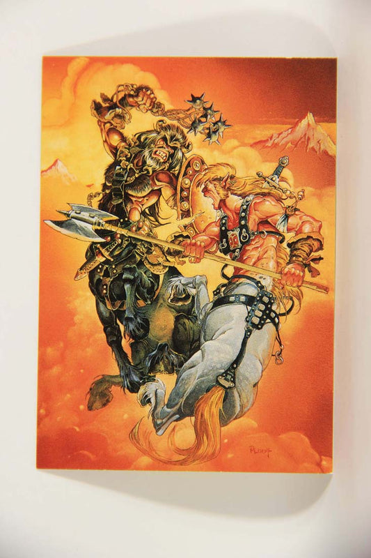 Mike Ploog 1994 Artwork Trading Card #24 Fighting Equestrians L014061