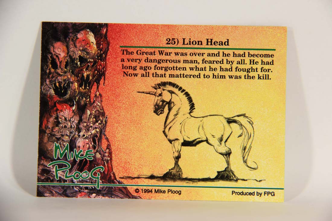 Mike Ploog 1994 Artwork Trading Card #25 Lion Head L014062