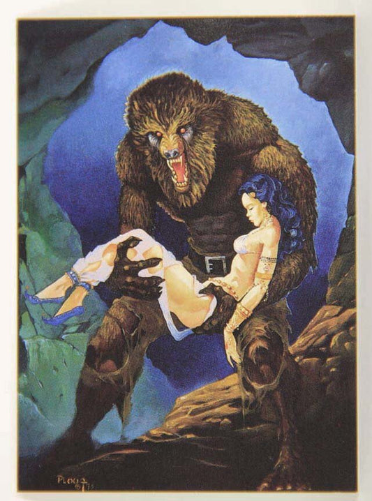 Mike Ploog 1994 Artwork Trading Card #36 Wolfman's Cave L014073