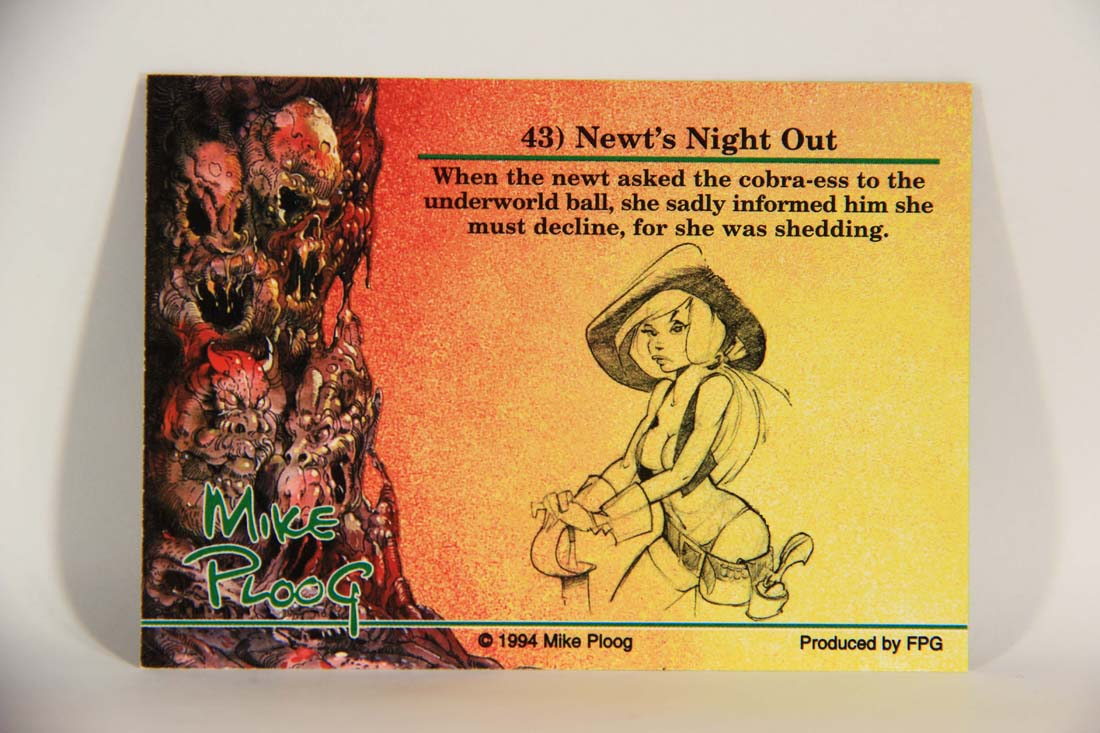 Mike Ploog 1994 Artwork Trading Card #43 Newt's Night Out L014080