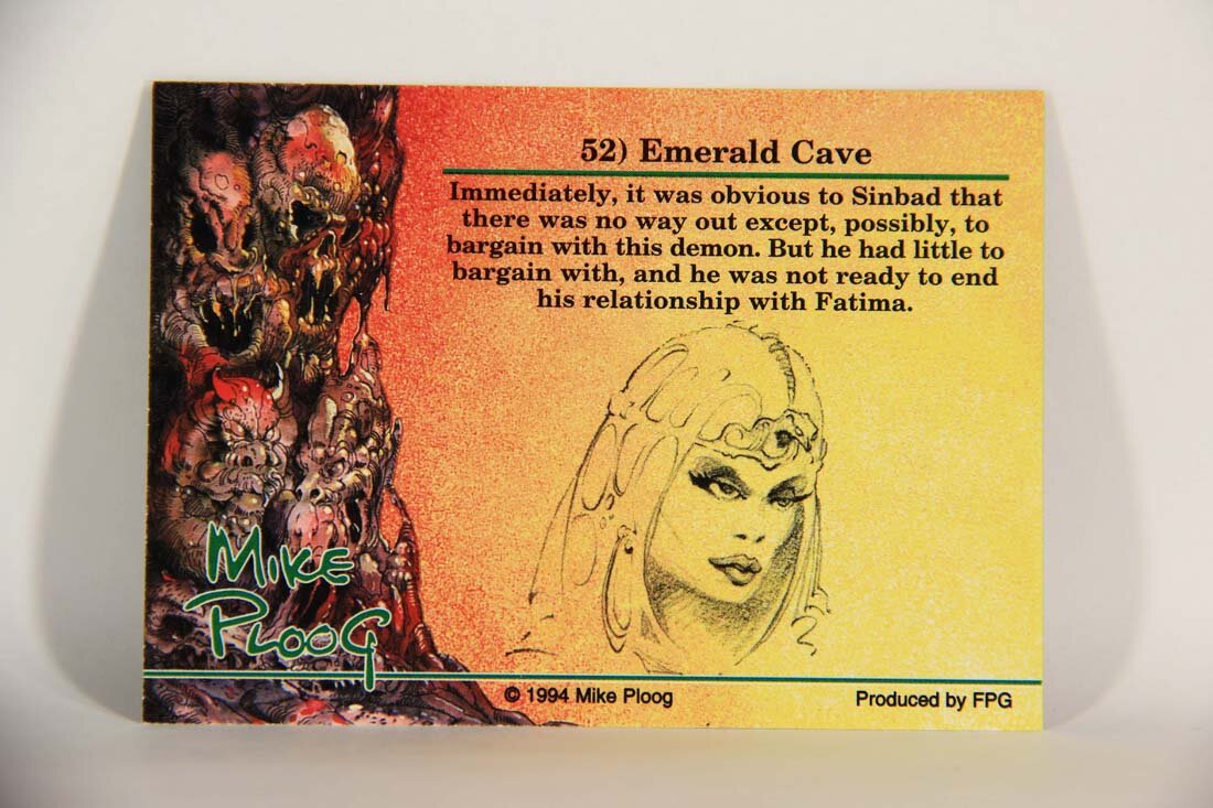 Mike Ploog 1994 Artwork Trading Card #52 Emerald Cave L014089