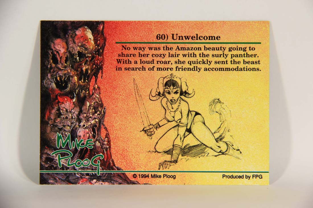 Mike Ploog 1994 Artwork Trading Card #60 Unwelcome L014097