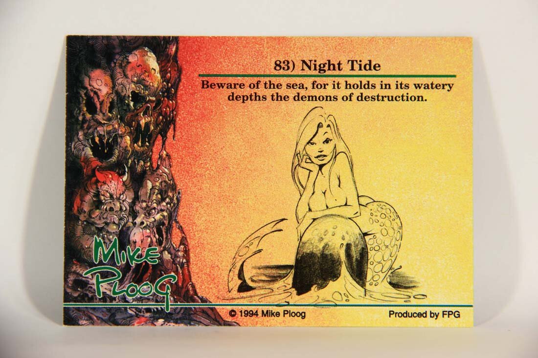 Mike Ploog 1994 Artwork Trading Card #83 Night Tide L014120