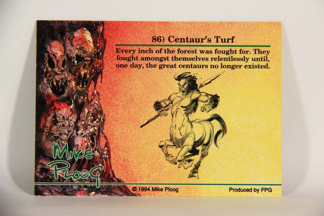 Mike Ploog 1994 Artwork Trading Card #86 Centaur's Turf L014123