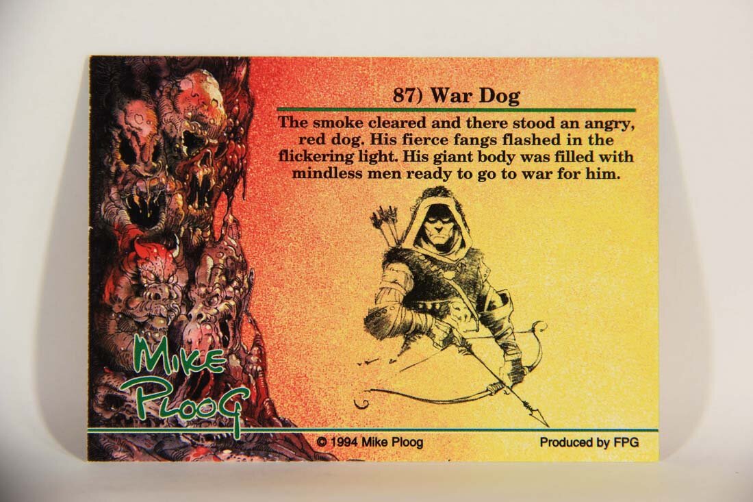 Mike Ploog 1994 Artwork Trading Card #87 War Dog L014124