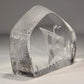 Mats Jonasson Sweden Viking Drakkar Etched Crystal Sculpture Signed L014131